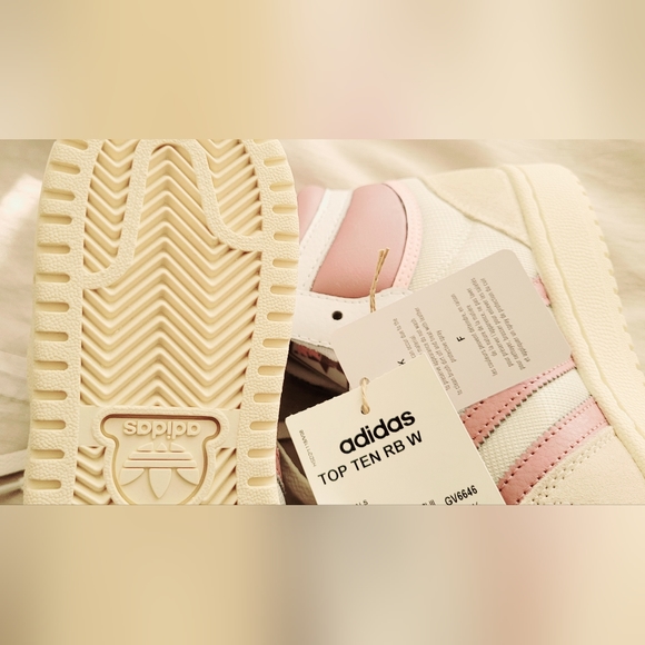 Adidas Originals Top Ten sneakers in cream white & magic mauve - Picture 5 of 8